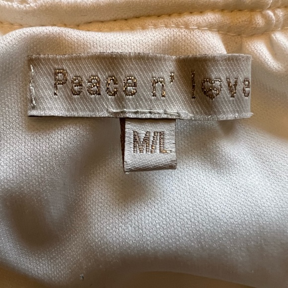 Grecian stile white summer mini dress. European size M/L, US size S/M - Picture 3 of 3